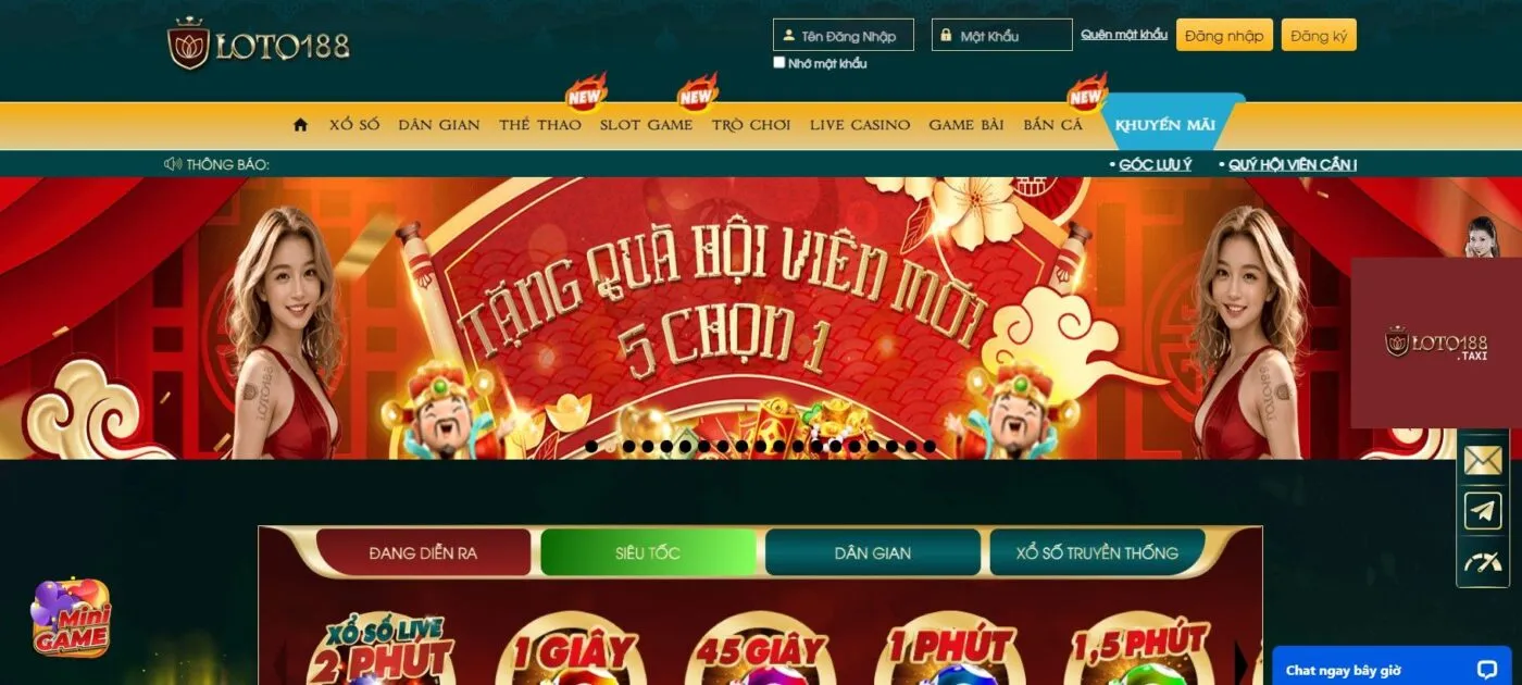 Người chơi truy cập vào website hoặc app của Loto188